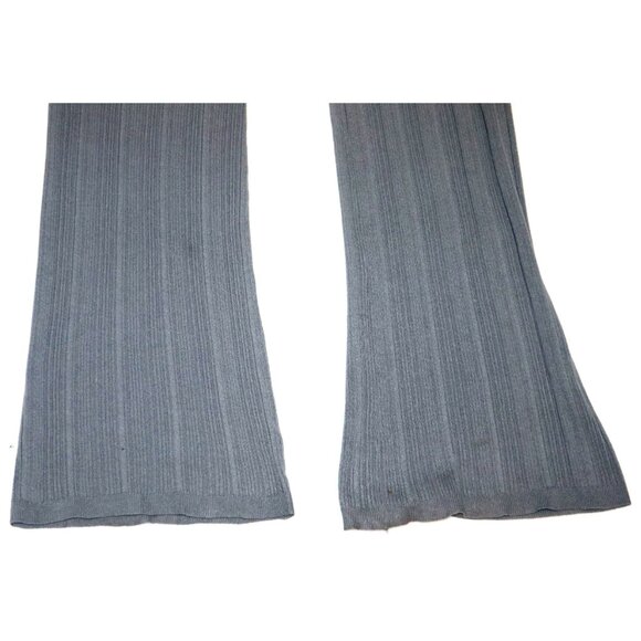 PrettyLittleThing Rib Knit Flared Pants Petite Soft Girl Indie Streetwear - Picture 3 of 6